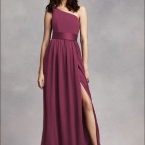 Vera Wang One Shoulder Dress 6